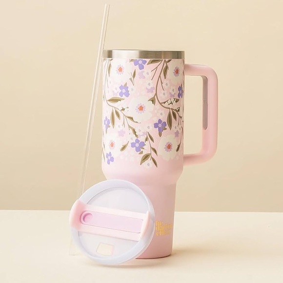 The Darling Effect 40 oz. Tumbler - Floral Haven Lilac NEW! - Picture 2 of 6